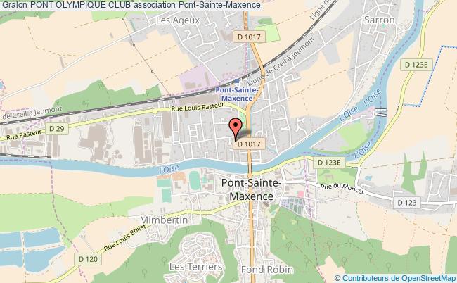 plan association Pont Olympique Club Pont-Sainte-Maxence