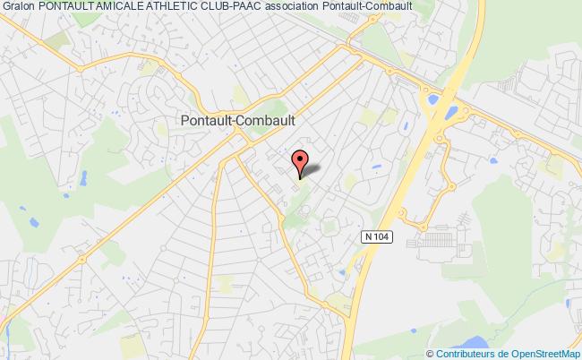 plan association Pontault Amicale Athletic Club-paac Pontault-Combault