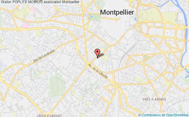 plan association Poplite Mobilis Montpellier
