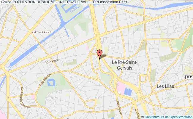 plan association Population Resilience Internationale - Pri Paris