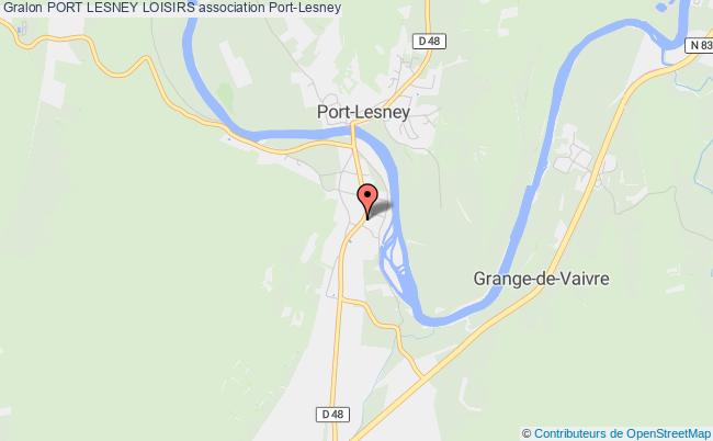 plan association Port Lesney Loisirs Port-Lesney