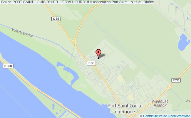 plan association Port-saint-louis D'hier Et D'aujourd'hui Port-Saint-Louis-du-Rhône