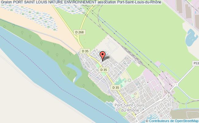 plan association Port Saint Louis Nature Environnement Port-Saint-Louis-du-Rhône