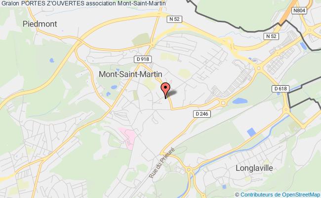 plan association Portes Z'ouvertes Mont-Saint-Martin