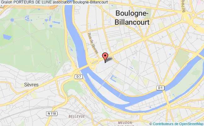 plan association Porteurs De Lune Boulogne-Billancourt