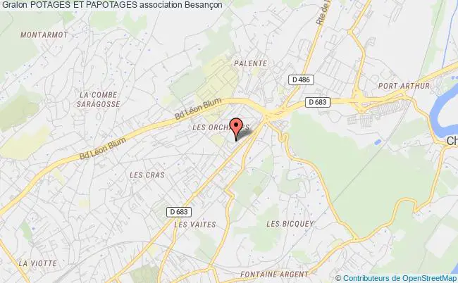 plan association Potages Et Papotages Besançon