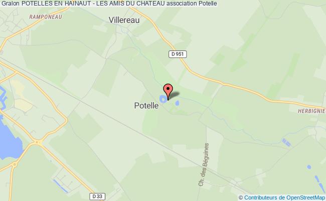 plan association Potelles En Hainaut - Les Amis Du Chateau Potelle