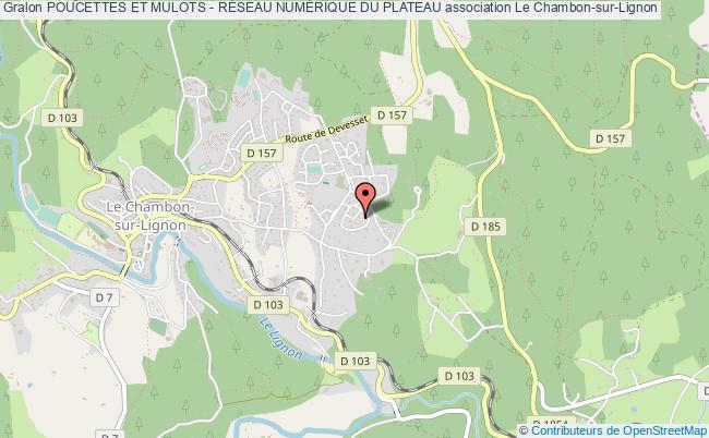 plan association Poucettes Et Mulots - RÉseau NumÉrique Du Plateau Chambon-sur-Lignon