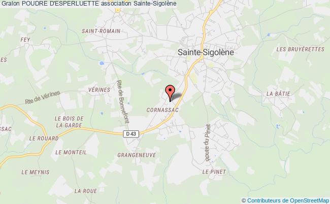 plan association Poudre D'esperluette Sainte-Sigolène