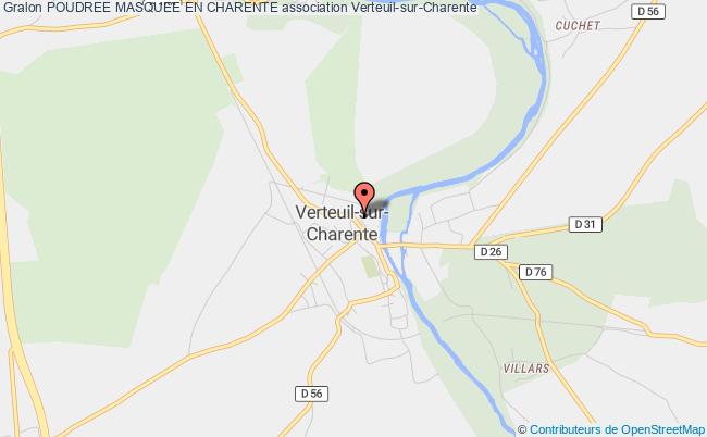 plan association Poudree Masquee En Charente Verteuil-sur-Charente