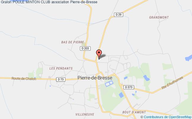 plan association Poule Minton Club Pierre-de-Bresse