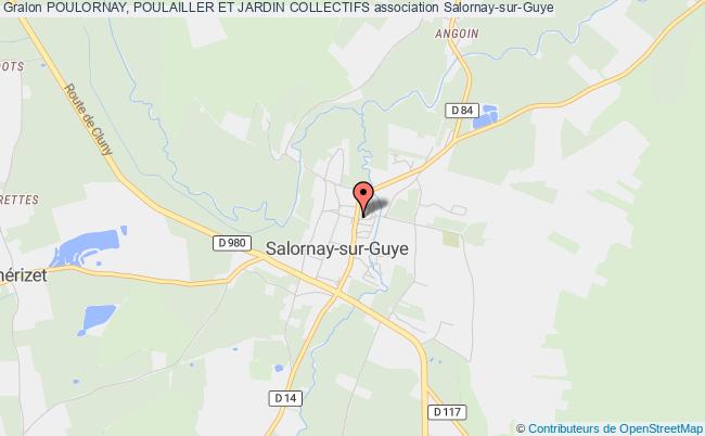 plan association Poulornay, Poulailler Et Jardin Collectifs Salornay-sur-Guye