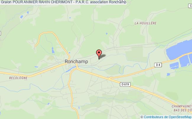 plan association Pour Animer Rahin ChÉrimont - P.a.r.c. Ronchamp