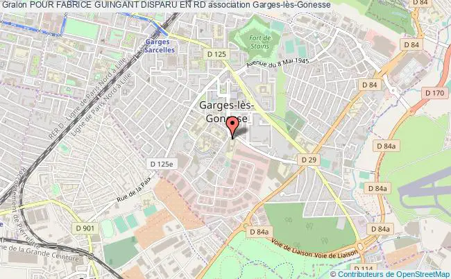 plan association Pour Fabrice Guingant Disparu En Rd Garges-lès-Gonesse