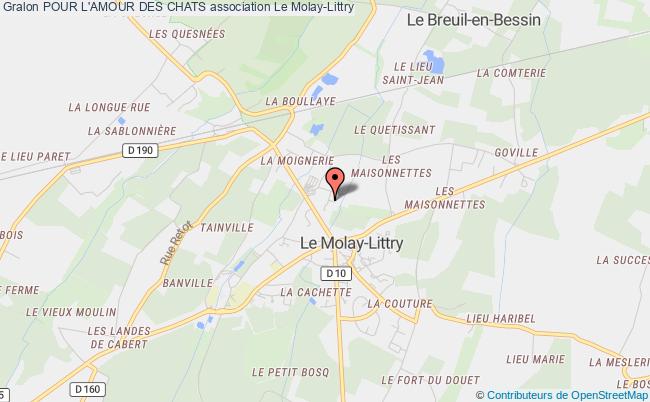 plan association Pour L'amour Des Chats Le Molay-Littry