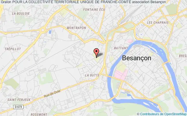 plan association Pour La CollectivitÉ Territoriale Unique De Franche-comtÉ Besançon
