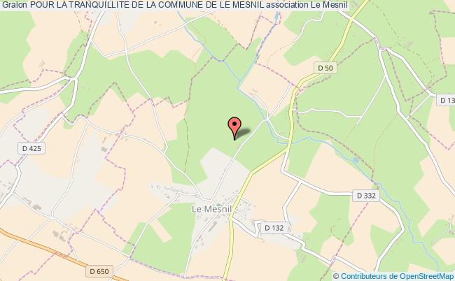plan association Pour La Tranquillite De La Commune De Le Mesnil Le    Mesnil