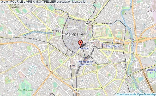 plan association Pour Le Livre A Montpellier Montpellier