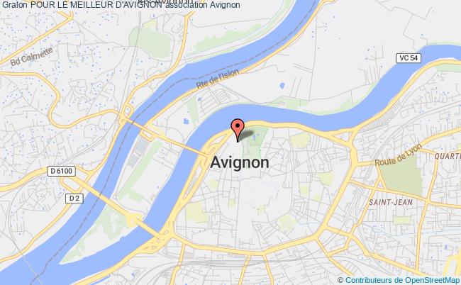 plan association Pour Le Meilleur D'avignon Avignon