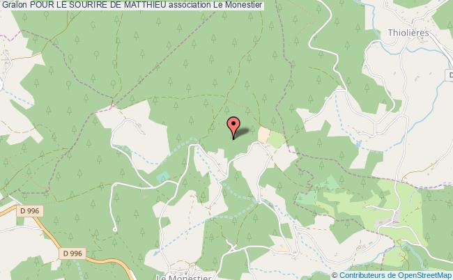 POUR LE SOURIRE DE MATTHIEU