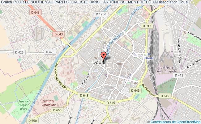 plan association Pour Le Soutien Au Parti Socialiste Dans L'arrondissement De Douai Douai