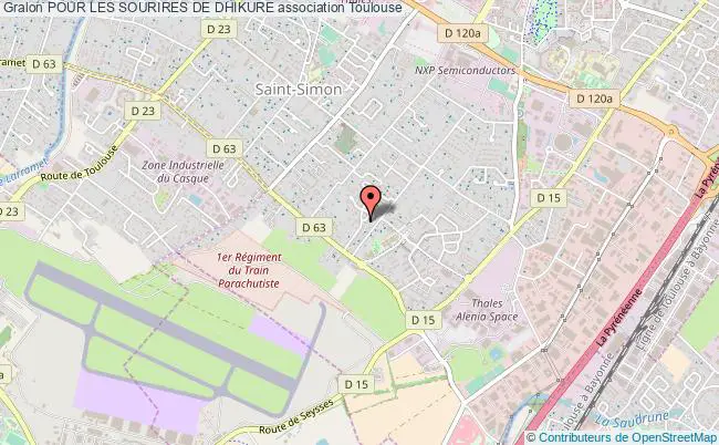 plan association Pour Les Sourires De Dhikure Toulouse