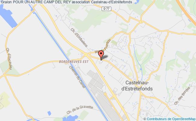 plan association Pour Un Autre Camp Del Rey Castelnau-d'Estrétefonds