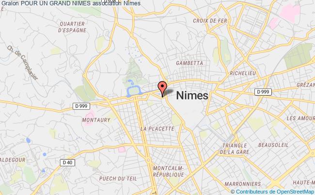 plan association Pour Un Grand Nimes Nîmes