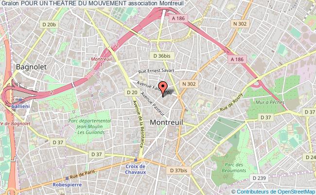plan association Pour Un TheÂtre Du Mouvement Montreuil