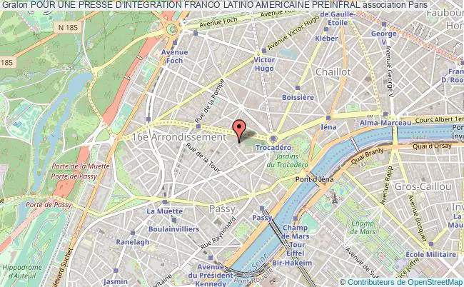 plan association Pour Une Presse D'integration Franco Latino Americaine Preinfral Paris