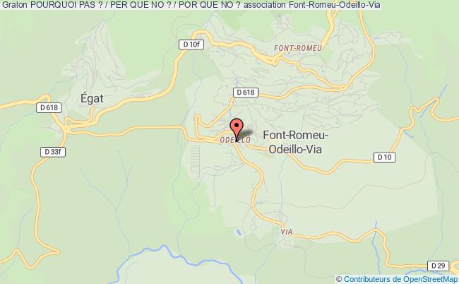 POURQUOI PAS ? / PER QUE NO ? / POR QUE NO ?