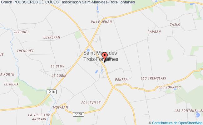 plan association PoussiÈres De L'ouest Saint-Malo-des-Trois-Fontaines