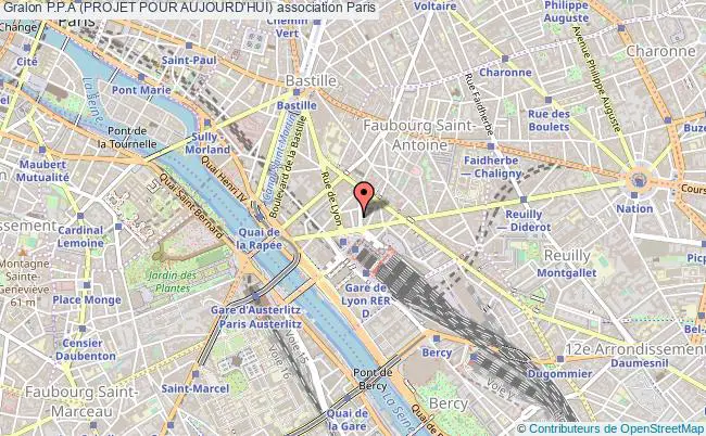plan association P.p.a (projet Pour Aujourd'hui) Paris