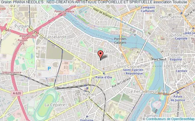 plan association Prana Needle's : Neo-creation Artistique Corporelle Et Spirituelle Toulouse