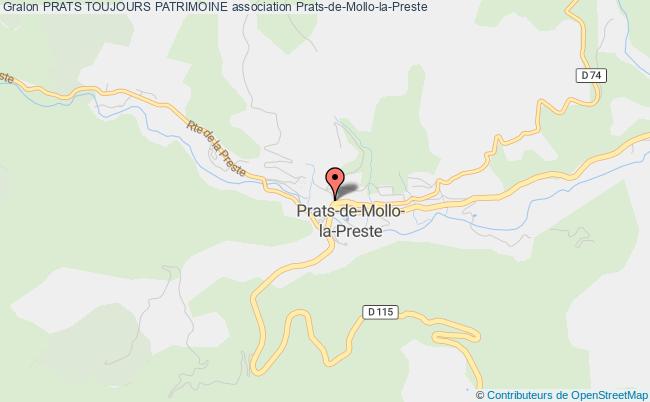 plan association Prats Toujours Patrimoine Prats-de-Mollo-la-Preste