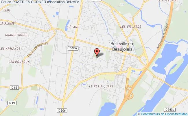 plan association Prattles Corner Belleville-en-Beaujolais