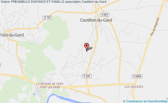 plan association Preambule Enfance Et Famille Castillon-du-Gard