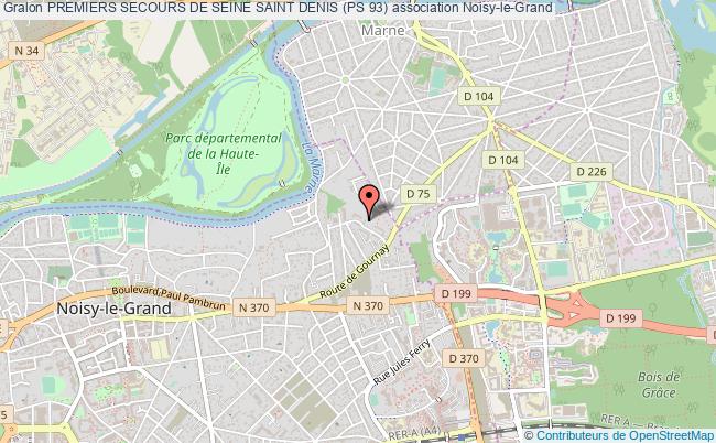 plan association Premiers Secours De Seine Saint Denis (ps 93) Noisy-le-Grand