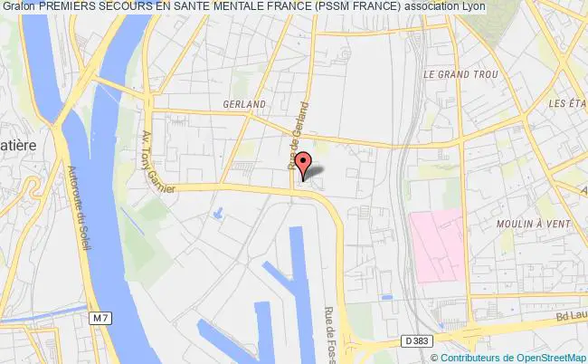 plan association Premiers Secours En Sante Mentale France (pssm France) Lyon