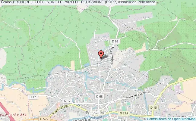 plan association Prendre Et Defendre Le Parti De Pelissanne (pdpp) Pélissanne
