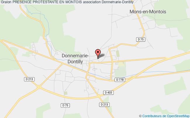 plan association Presence Protestante En Montois Donnemarie-Dontilly