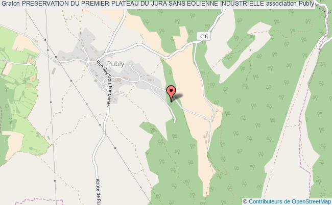 plan association Preservation Du Premier Plateau Du Jura Sans Eolienne Industrielle Publy