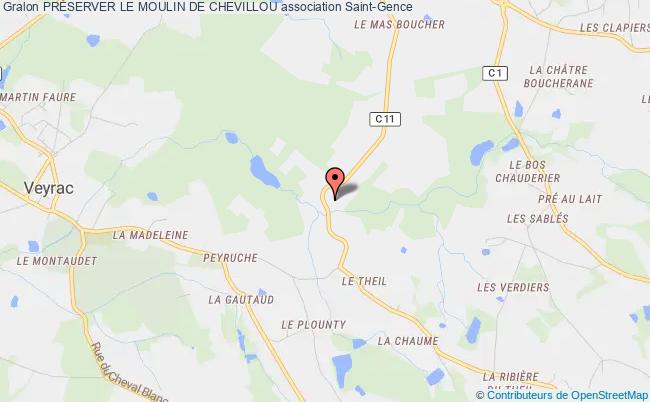 plan association PrÉserver Le Moulin De Chevillou Saint-Gence
