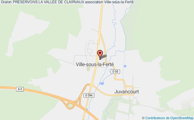 plan association PrÉservons La VallÉe De Clairvaux Ville-sous-la-Ferté