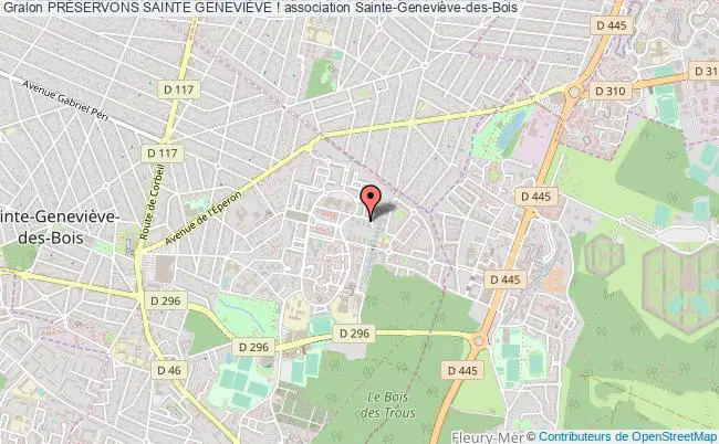 plan association PrÉservons Sainte GeneviÈve ! Sainte-Geneviève-des-Bois