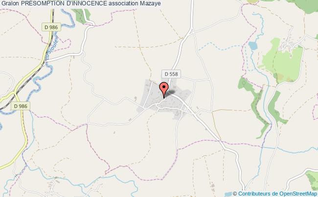 PRÉSOMPTION D'INNOCENCE