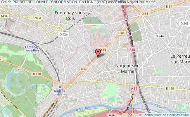 plan association Presse Regionale D'information  En Ligne (pril) Nogent-sur-Marne