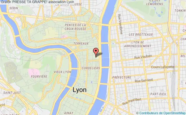 plan association Presse Ta Grappe! Lyon