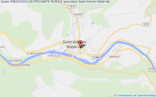 plan association Prestation De Proximite Rurale Saint-Antonin-Noble-Val