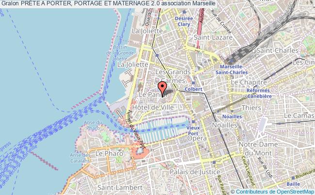 plan association PrÊte A Porter, Portage Et Maternage 2.0 Marseille